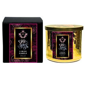 SPA DAY!! 3 WICK CANDLE
